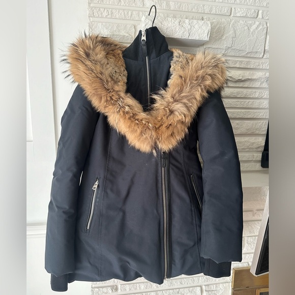 Mackage down jacket with fur - Picture 1 of 5